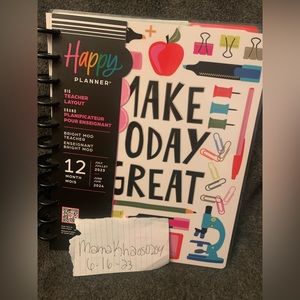 BRAND NEW Big Teacher Layout Happy Planner
